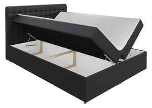 Hotelová jednolôžková posteľ 120x200 SARITA - tmavá šedá + topper ZDARMA