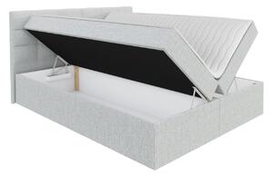Moderná hotelová posteľ 140x200 BALJA 1 - zelená + topper ZDARMA