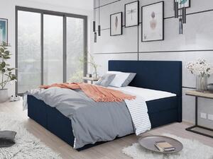 Americká manželská posteľ 140x200 BALJA 3 - modrá + topper ZDARMA