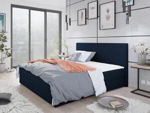 Kontinentálna manželská posteľ 160x200 BALJA 4 - modrá + topper ZDARMA