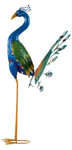 Livarno home Kovový dekoratívny vták (páv (rozprestretý chvost)) (100371957)