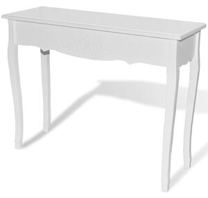 Konzolový stolík, biely