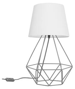 Stolová lampa MILANO, 1x textilné tienidlo (výber zo 4 farieb), (výber z 3 farieb konštrukcie), D