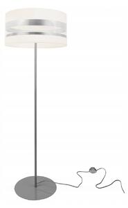 Stojacia lampa Intense Chrome, 1x textilné tienidlo (výber zo 6 farieb), (výber z 3 farieb konštrukcie), (fi 40cm), o
