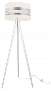 Stojacia lampa Intense Chrome, 1x textilné tienidlo (výber zo 6 farieb), (výber z 5 farieb konštrukcie), (fi 35cm)