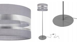 Stojacia lampa Intense Chrome, 1x textilné tienidlo (výber zo 6 farieb), (výber z 3 farieb konštrukcie), (fi 35cm), o
