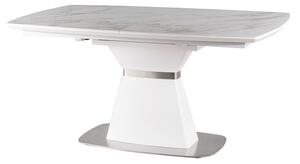Jedálenský stôl SOTERN 2 biely mramor