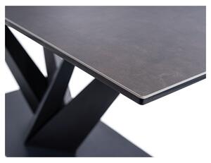 Jedálenský stôl SURINTU čierna
