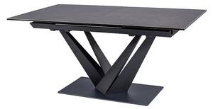 Jedálenský stôl SURINTU čierna