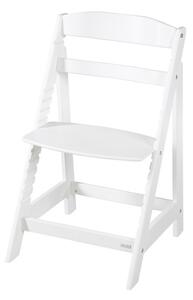Roba Detská drevená vysoká jedálenská stolička Sit Up (biela/flex) (100306933)