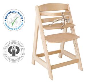 Roba Detská drevená vysoká jedálenská stolička Sit Up (prírodná/flex) (100306933)