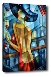 Wallity Obraz na plátne Cubism lady 50x70 cm