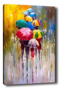 Wallity Obraz na plátne Raining rainbow 50x70 cm