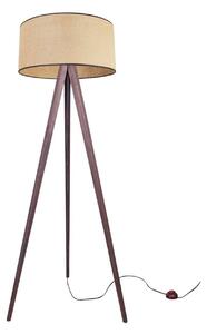 Podlahová lampa JUTA, 1x jutové tienidlo, (výber zo 6 farieb konštrukcie), BL