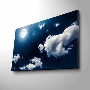 Wallity Obraz s LED osvetlením SVIT MESIACA 45 x 70 cm