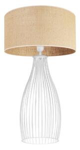 Stolová lampa JUTA, 1x jutové tienidlo, (výber z 3 farieb konštrukcie), U