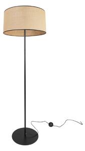 Stojacia lampa Juta, 1x jutové tienidlo, (výber z 3 farieb konštrukcie), o, bl