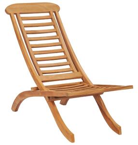 Skladacia záhradná stolička 50x90x69 cm teakový masív