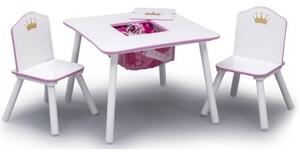 Detský stôl so stoličkami Princezné