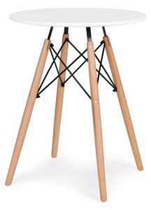 Jedálenský stôl 60 cm biely