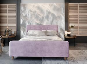 Jednolôžková čalúnená posteľ NESSIE - 90x200, ružová