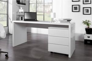 PC - stolík 36025 160x60cm Biely vysoký lesk-Komfort-nábytok