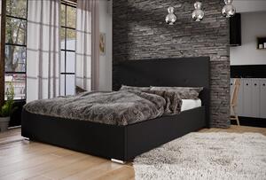 Jednolôžková posteľ s úložným priestorom FLEK 2 - 120x200, čierna