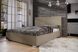Jednolôžková posteľ s úložným priestorom FLEK 2 - 120x200, béžová