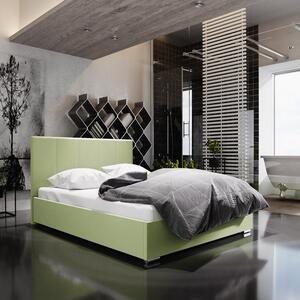 Jednolôžková posteľ s úložným priestorom FLEK 6 - 120x200, žlto zelená