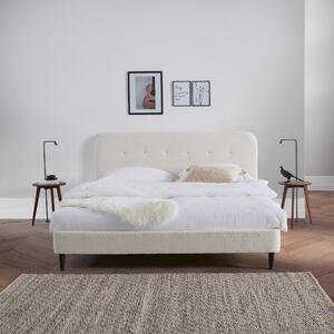 ČALÚNENÁ POSTEĽ, 180/200 cm, biela Livetastic - Online Only zostavy, Online Only