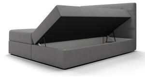 Jednolôžková posteľ s úložným priestorom STIG 4 - 120x200, svetlo šedá