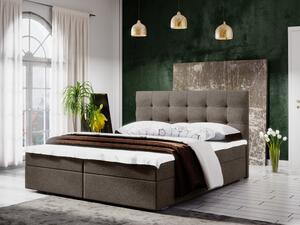 Manželská posteľ s úložným priestorom STIG 5 - 180x200, svetlo hnedá