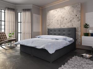 Manželská posteľ s úložným priestorom STIG COMFORT 6 - 180x200, šedá