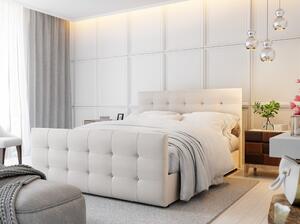 Manželská posteľ KAUR COMFORT 1 - 180x200, biela