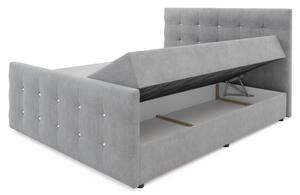 Jednolôžková posteľ KAUR 1 - 120x200, čierna