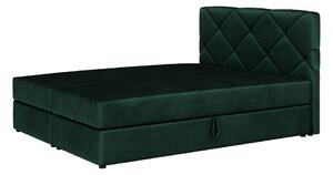Jednolôžková posteľ s úložným priestorom KATRIN - 120x200, zelená