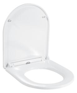 CERANO - WC sedátko so spomaľovacím mechanizmom Seggio - slim/UF - biela matná - 36x4,2x43 cm