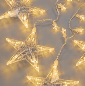 Nexos 28705 Vianočné dekorácie - Svietiace hviezdy - sada, 100 LED diód