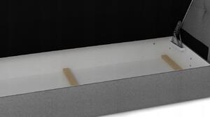 Boxspringová posteľ s úložným priestorom SISI COMFORT - 180x200, béžová / hnedá