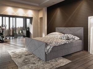 Boxspringová jednolôžková posteľ VASILISA 4 - 120x200, šedá