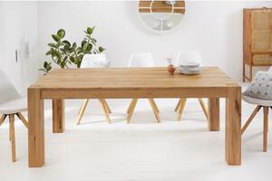 Jedálenský stôl 39720 160x90cm Masív drevo Divoký dub - PRODUKT JE SKLADOM - 1Ks-Komfort-nábytok