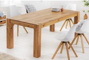 Jedálenský stôl 39720 160x90cm Masív drevo Divoký dub - PRODUKT JE SKLADOM - 1Ks-Komfort-nábytok
