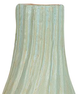 Dekoratívna váza svetlozelená 54 cm terakotová minimalistická moderná škandinávsky štýl