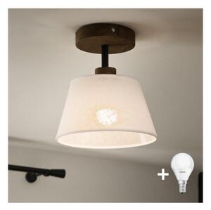 Brilagi - LED Prisadený luster ANTHONY 1xE14/60W/230V dub orech/biela