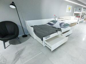 DL Rozkladacia posteľ Mosko 200x80 Farba: Biela