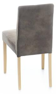 Jedálenská stolička HANAU dub wotan/hnedá