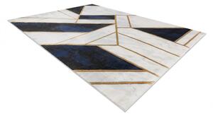 Koberec EMERALD exkluzívny 1015 glamour, styl marmur, geometrický granátový / zlatý