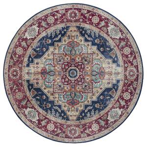 Nouristan - Hanse Home koberce AKCIA: 160x160 (průměr) kruh cm Kusový koberec Asmar 104017 Indigo / Blue kruh - 160x160 (priemer) kruh cm