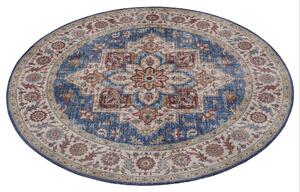 Nouristan - Hanse Home koberce Kusový koberec Asmar 104001 Jeans / Blue kruh - 160x160 (priemer) kruh cm