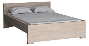 Manželská posteľ TRIXA - 160x200, dub